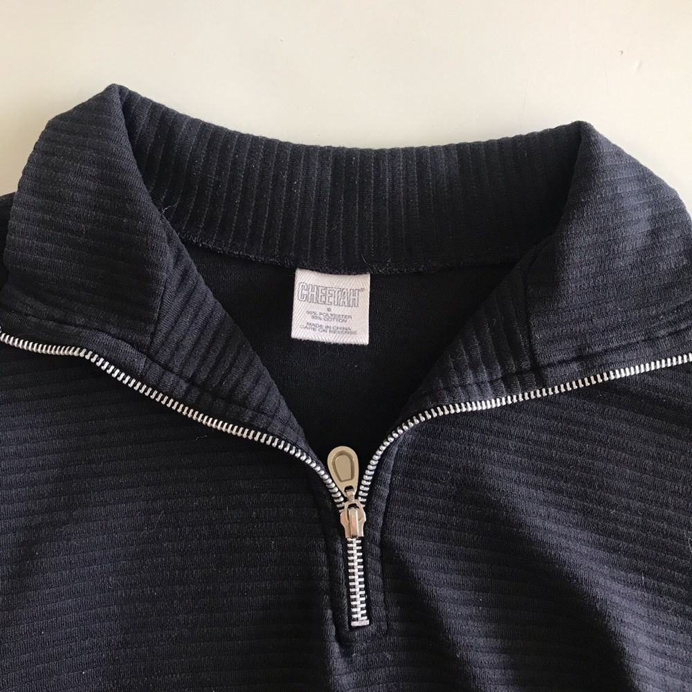 Sweater black collard dress/ mock neck